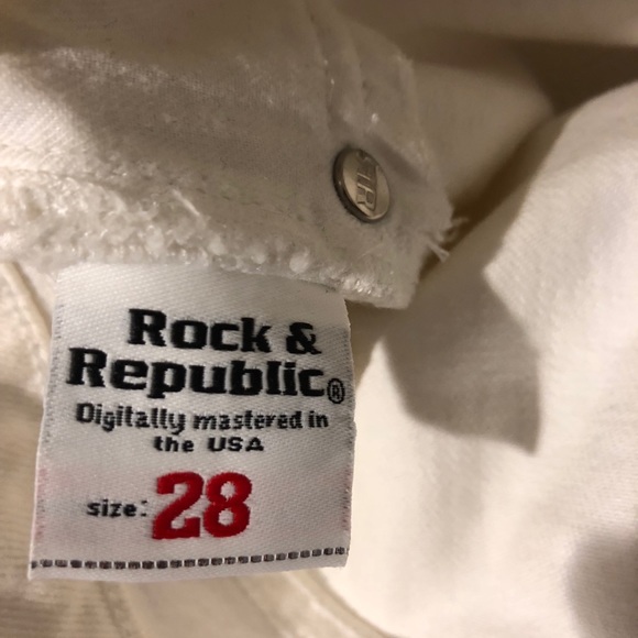 Original Rock & Republic White Jeans - Picture 4 of 4